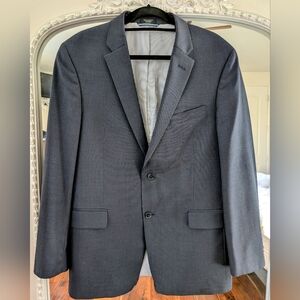 Tommy Hilfiger Men's Navy Pinstripe Wool Blazer